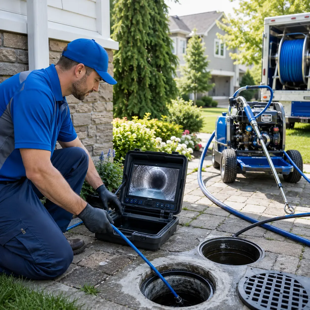 Outdoor drain cleaning professionals serving Branford, FL